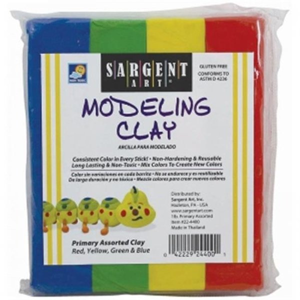 Sargent Art Sargent Art SAR224400BN Modeling Clay Primary Colors - 12 Each SAR224400BN